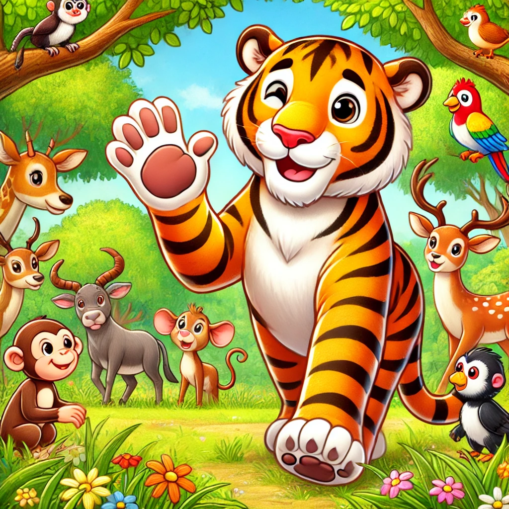 história de crianças tigres