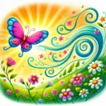 História infantil de borboleta