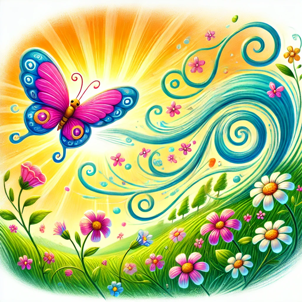 História infantil de borboleta
