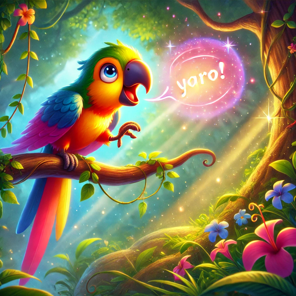 história de crianças papagaio