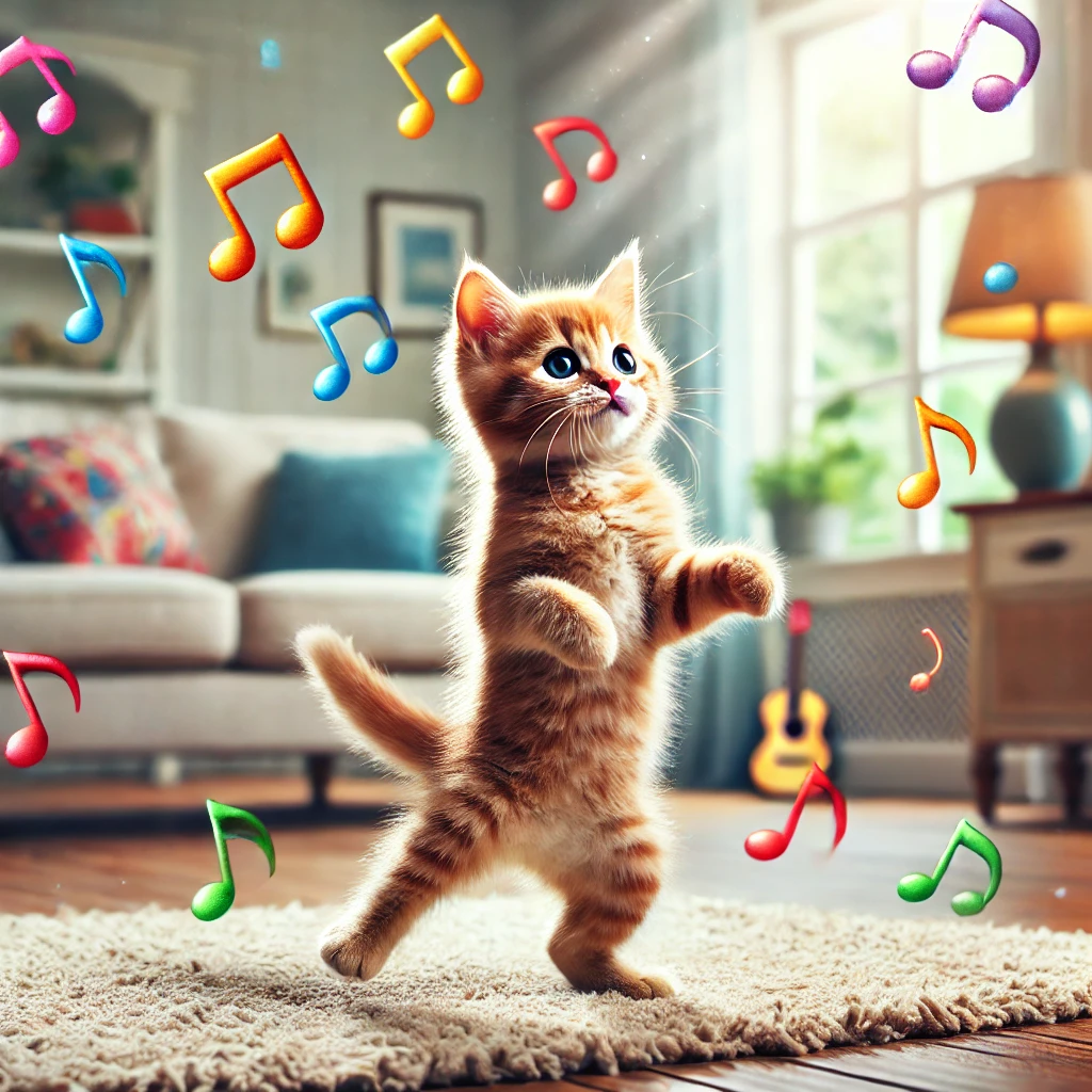 História de gato infantil - O Gato que Queria Dançar