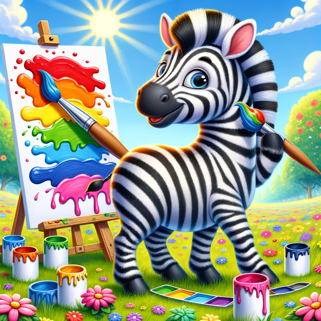 A Zebra que Pintou Suas Listras