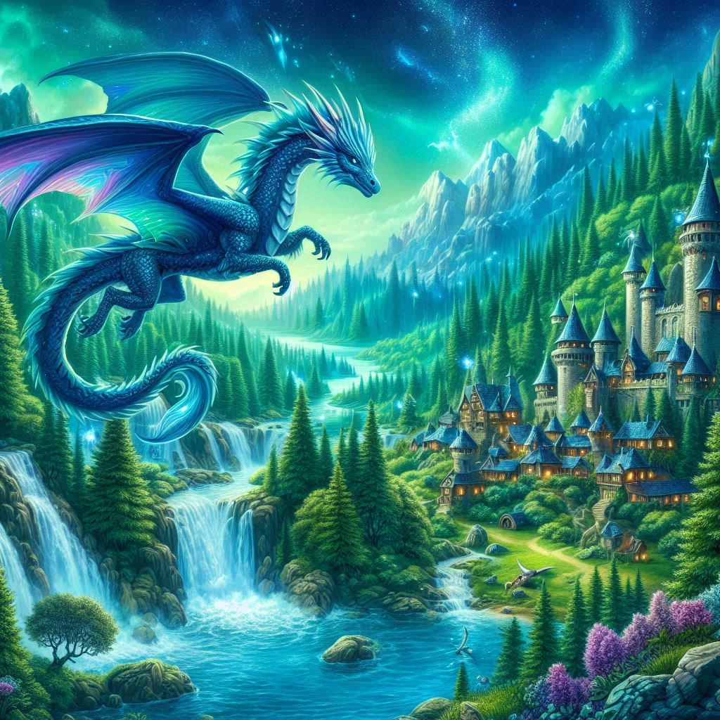 O Dragão Azul e a Vila Encantada