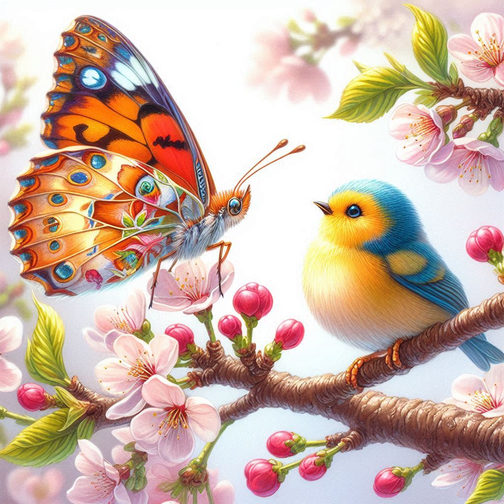A História do Pássaro e da Borboleta