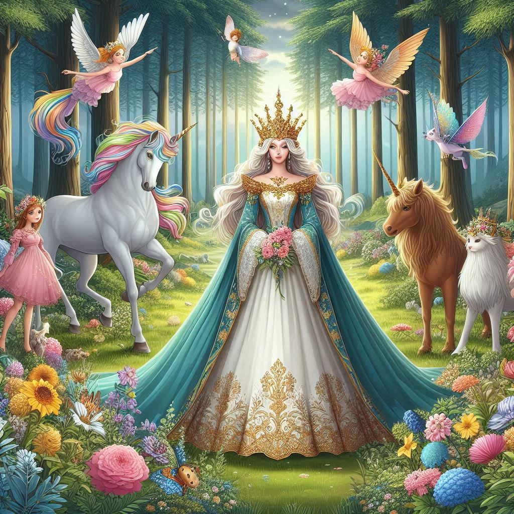 A Rainha Mágica e a Floresta Encantada