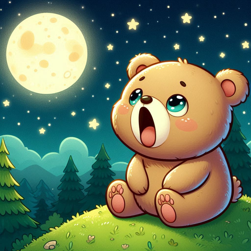 O Ursinho Sonolento e a Lua
