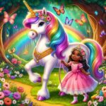 O Unicórnio Perdido e Sua Amiga Princesa