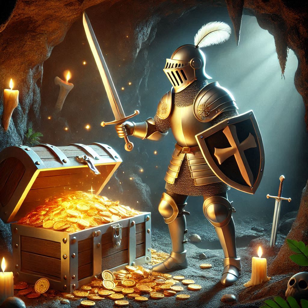 O Cavaleiro Corajoso e o Tesouro Perdido