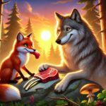 A História da Raposa e o Lobo Generoso
