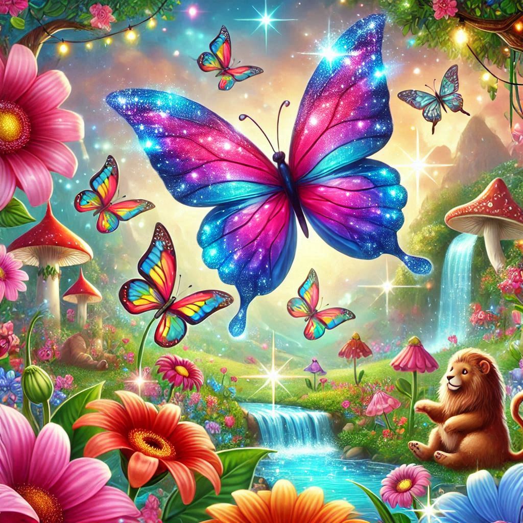 A Borboleta Mágica e o Jardim Encantado