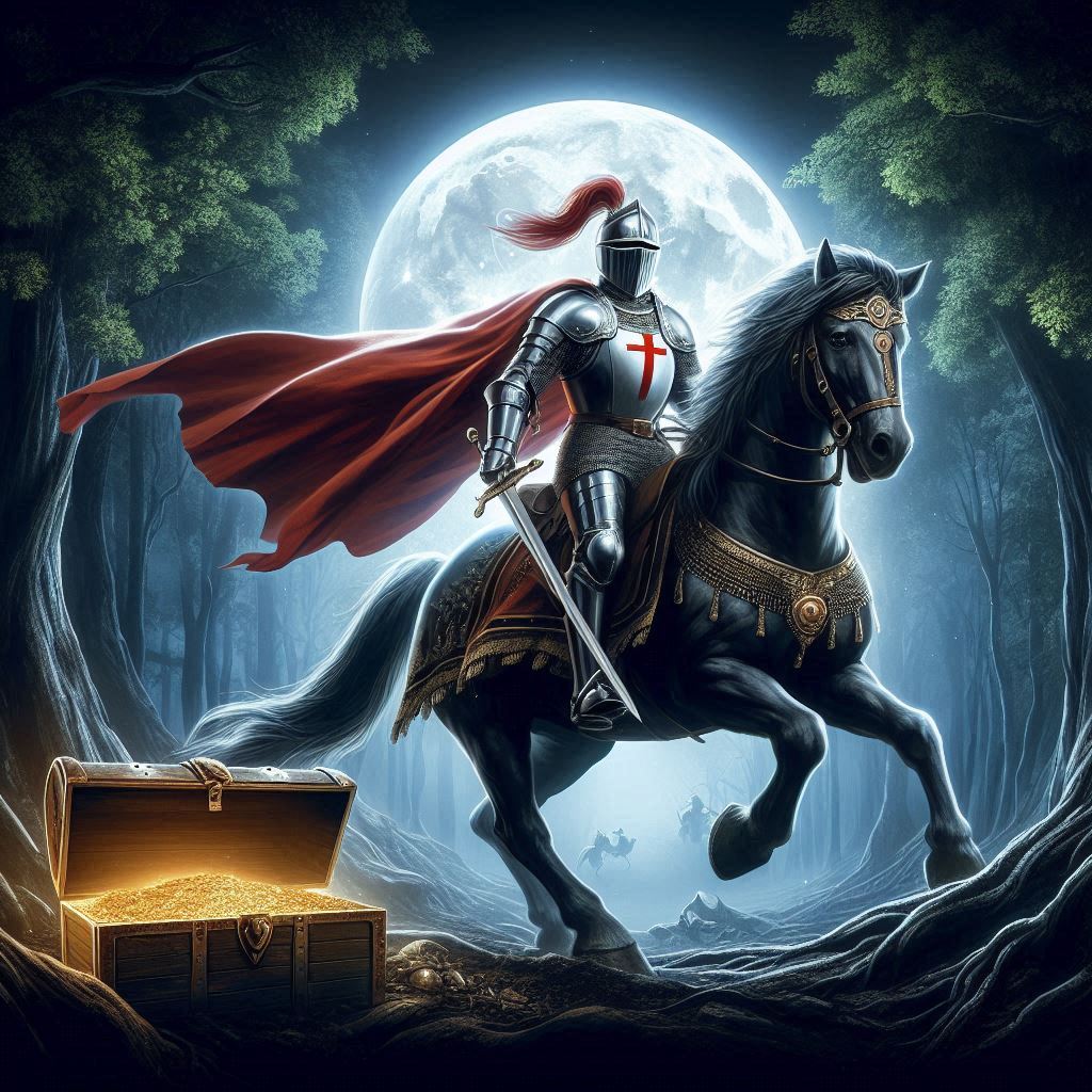 O Cavaleiro da Lua Encantada e o Tesouro