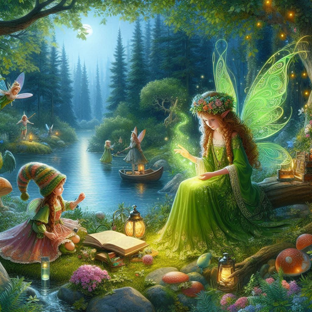 A Fada Verde e o Segredo do Lago Encantado
